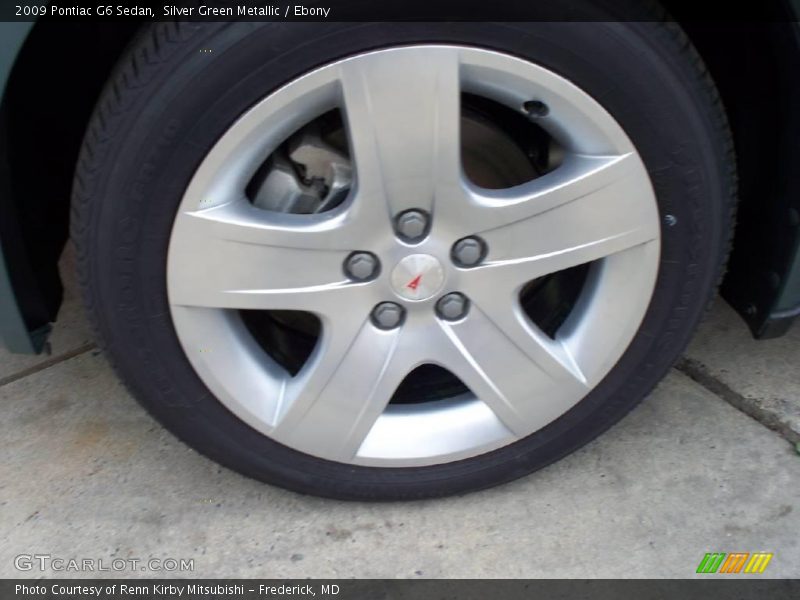 Silver Green Metallic / Ebony 2009 Pontiac G6 Sedan