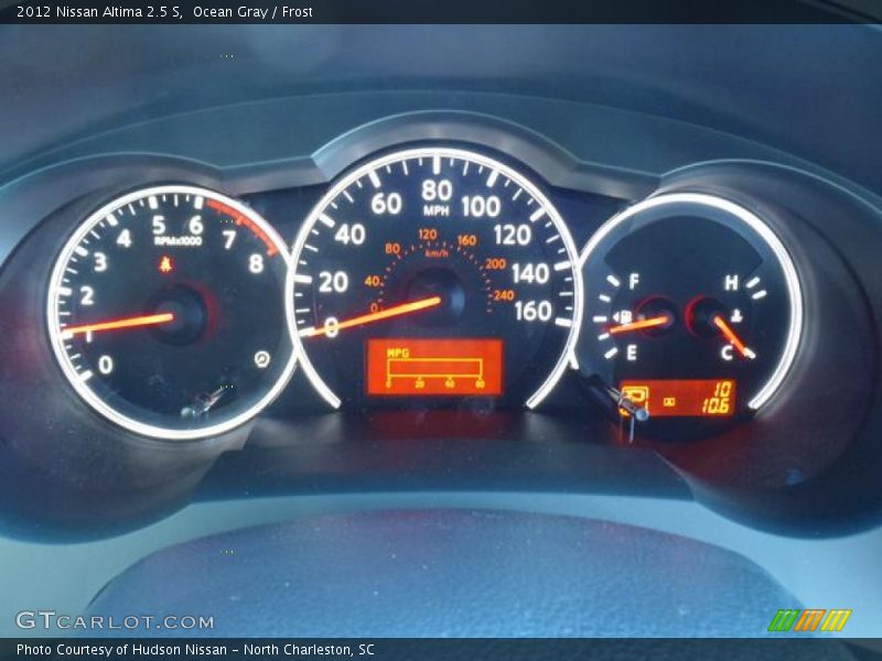 Ocean Gray / Frost 2012 Nissan Altima 2.5 S