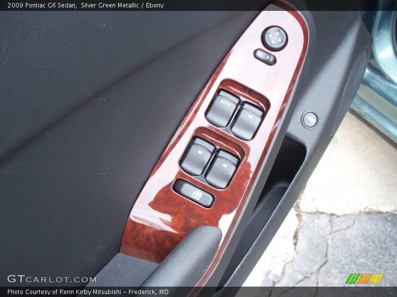 Silver Green Metallic / Ebony 2009 Pontiac G6 Sedan
