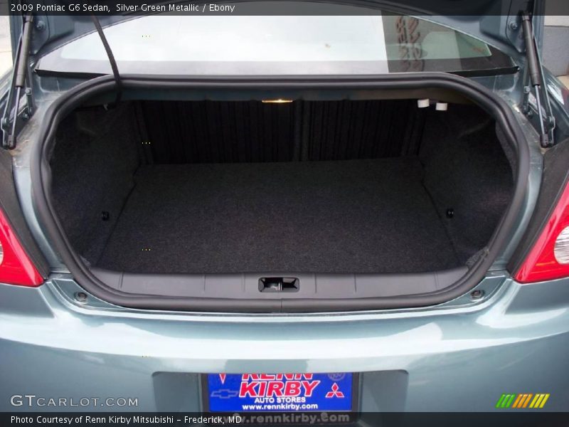 Silver Green Metallic / Ebony 2009 Pontiac G6 Sedan