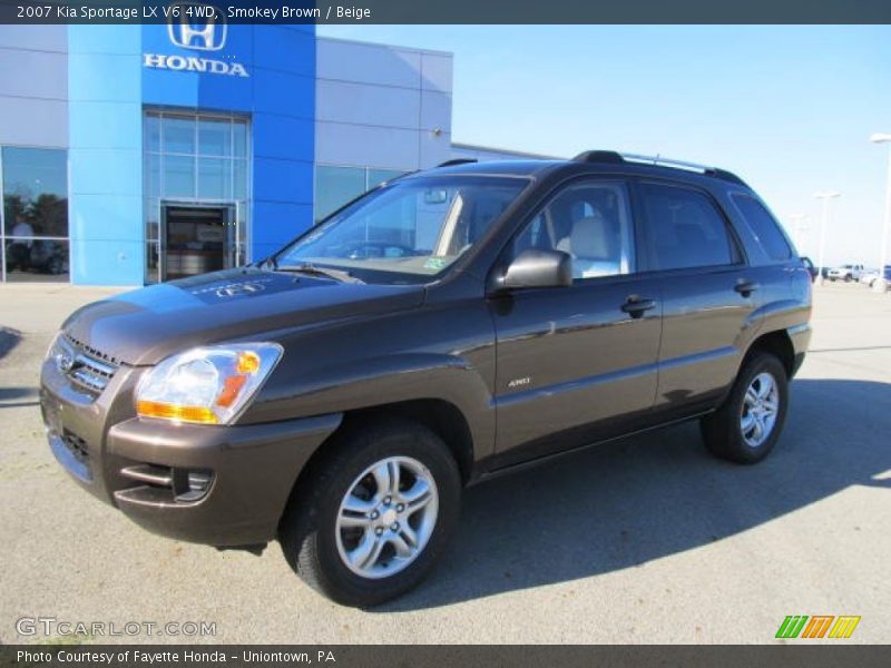 Smokey Brown / Beige 2007 Kia Sportage LX V6 4WD