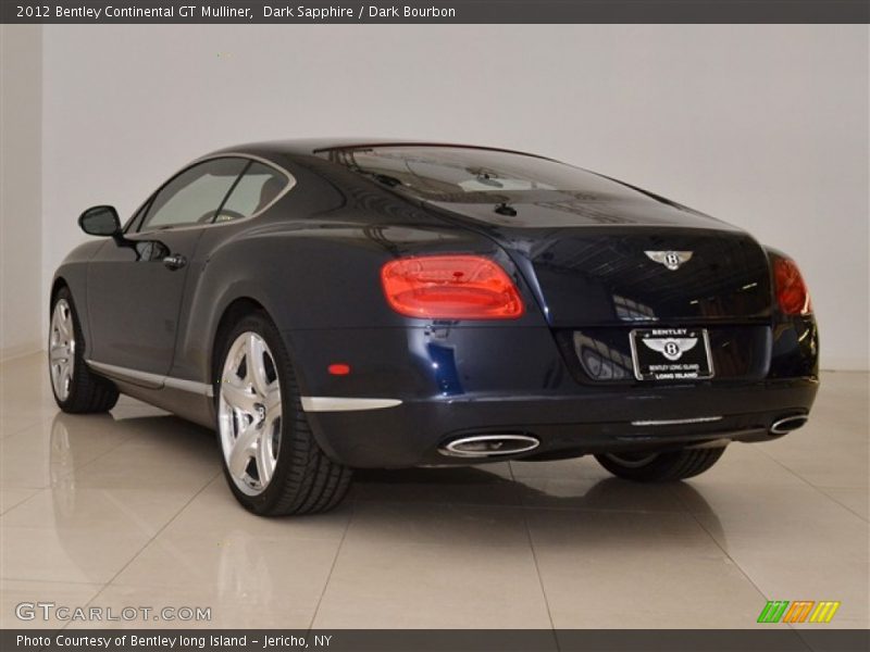 Dark Sapphire / Dark Bourbon 2012 Bentley Continental GT Mulliner