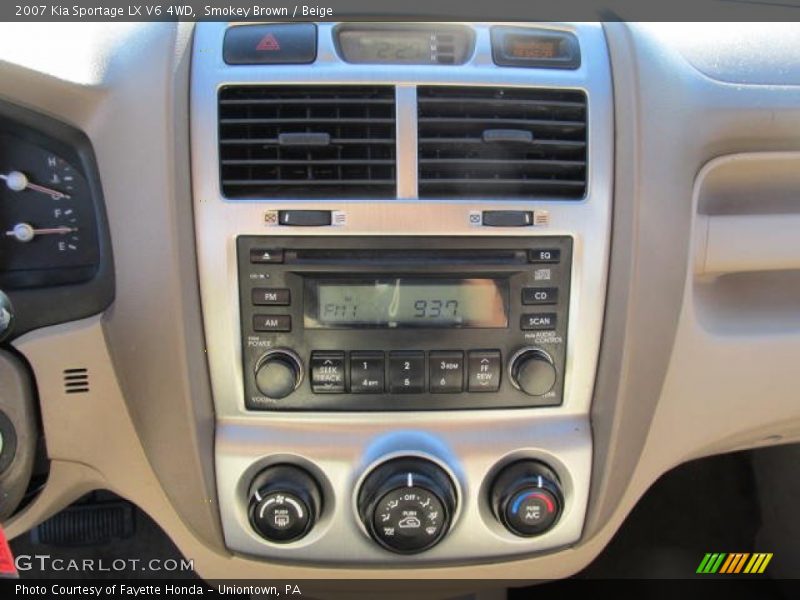 Smokey Brown / Beige 2007 Kia Sportage LX V6 4WD