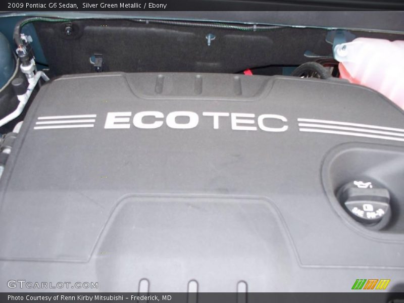 Silver Green Metallic / Ebony 2009 Pontiac G6 Sedan