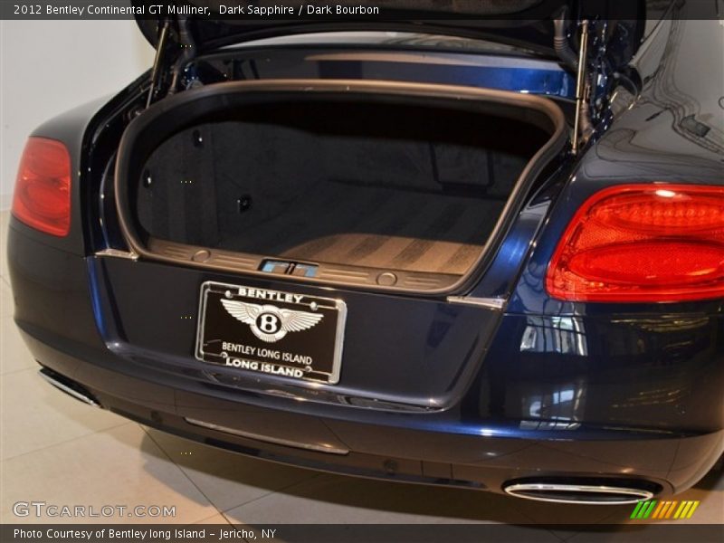 Dark Sapphire / Dark Bourbon 2012 Bentley Continental GT Mulliner