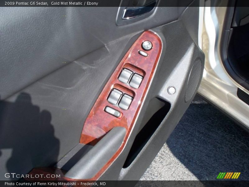 Gold Mist Metallic / Ebony 2009 Pontiac G6 Sedan