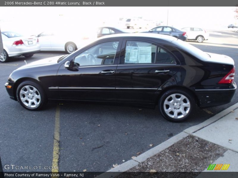 Black / Black 2006 Mercedes-Benz C 280 4Matic Luxury