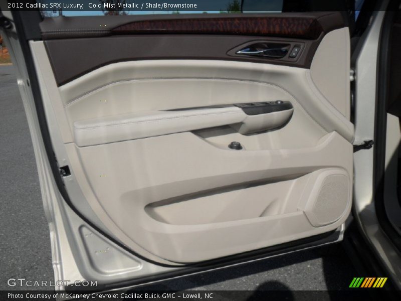 Gold Mist Metallic / Shale/Brownstone 2012 Cadillac SRX Luxury