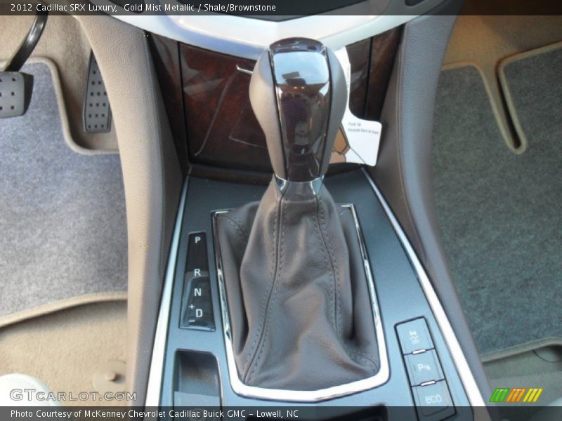 Gold Mist Metallic / Shale/Brownstone 2012 Cadillac SRX Luxury