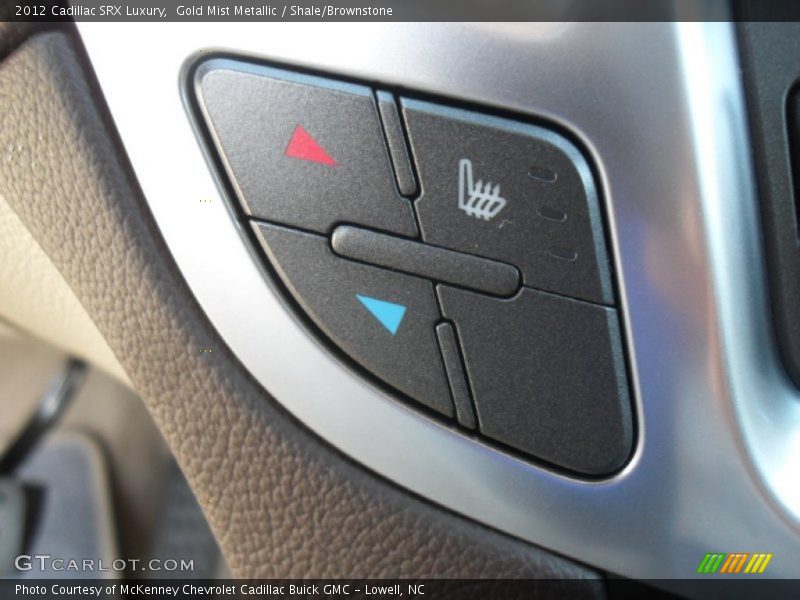 Gold Mist Metallic / Shale/Brownstone 2012 Cadillac SRX Luxury
