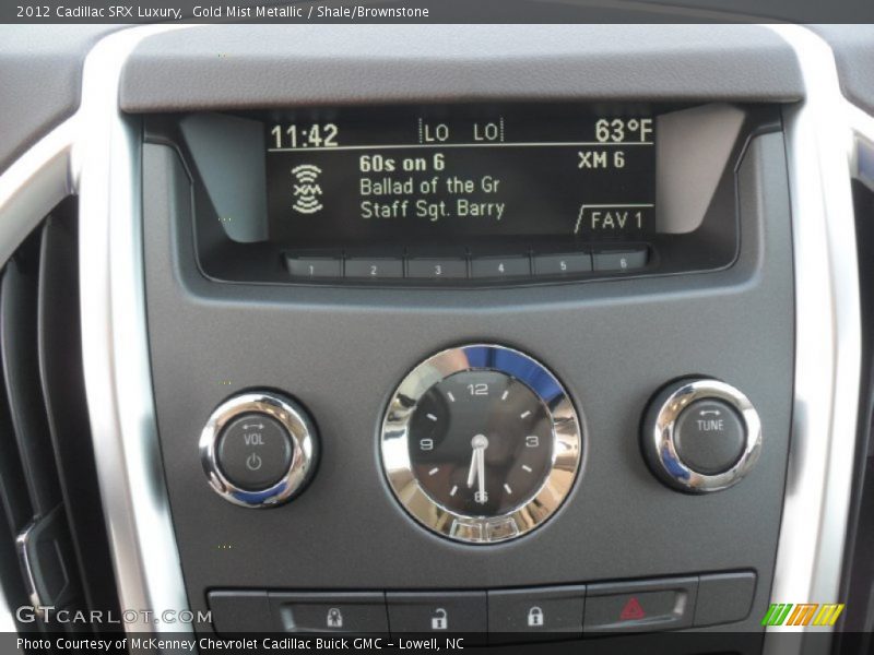Gold Mist Metallic / Shale/Brownstone 2012 Cadillac SRX Luxury