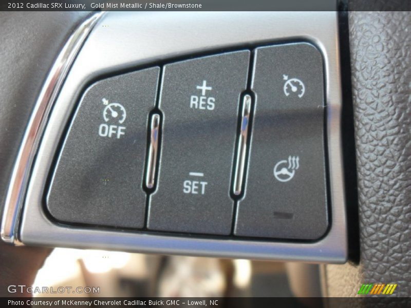 Gold Mist Metallic / Shale/Brownstone 2012 Cadillac SRX Luxury
