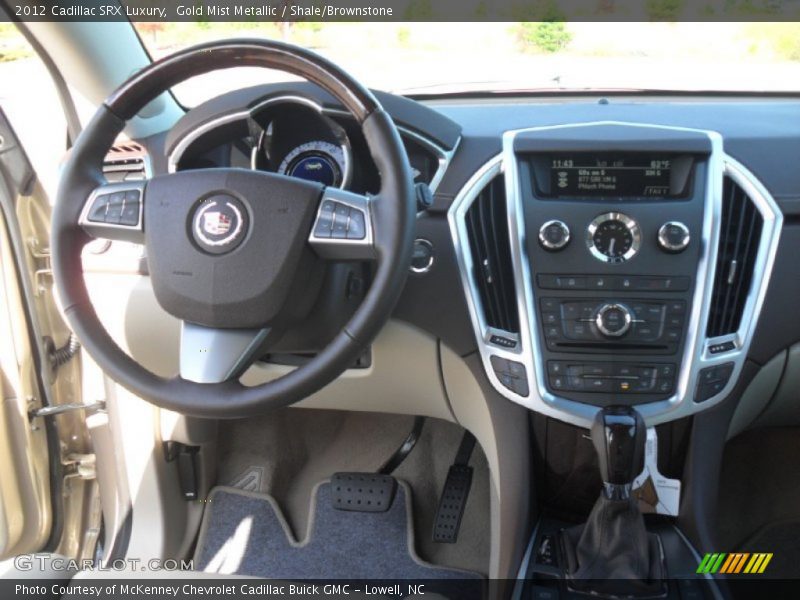 Gold Mist Metallic / Shale/Brownstone 2012 Cadillac SRX Luxury
