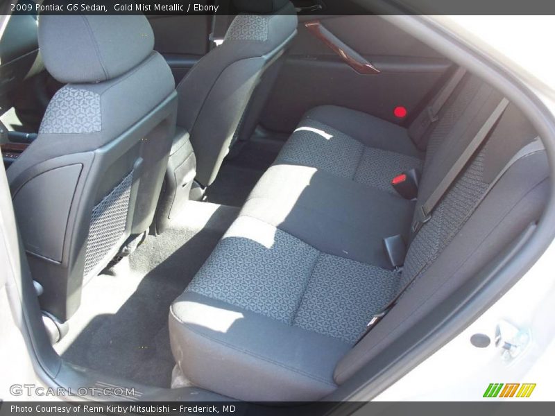 Gold Mist Metallic / Ebony 2009 Pontiac G6 Sedan