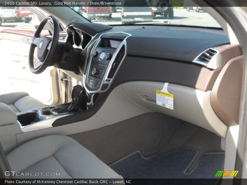 Gold Mist Metallic / Shale/Brownstone 2012 Cadillac SRX Luxury