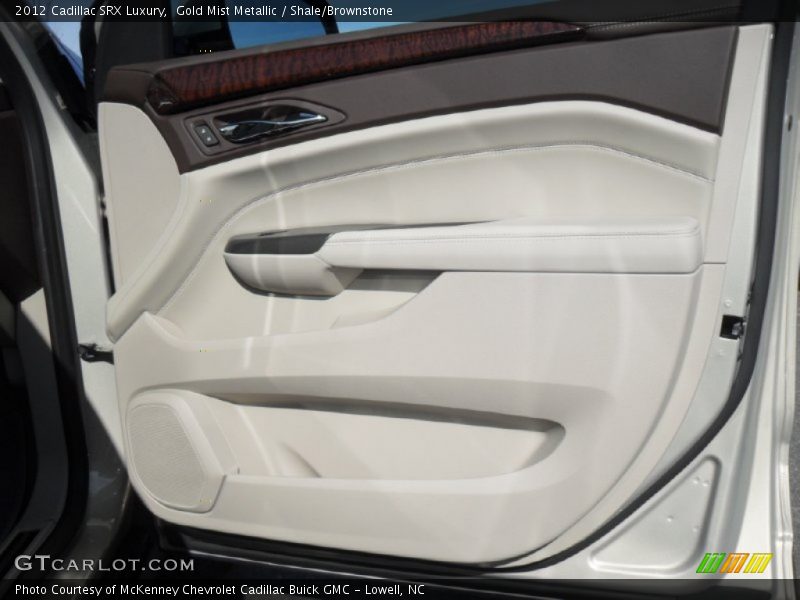 Gold Mist Metallic / Shale/Brownstone 2012 Cadillac SRX Luxury