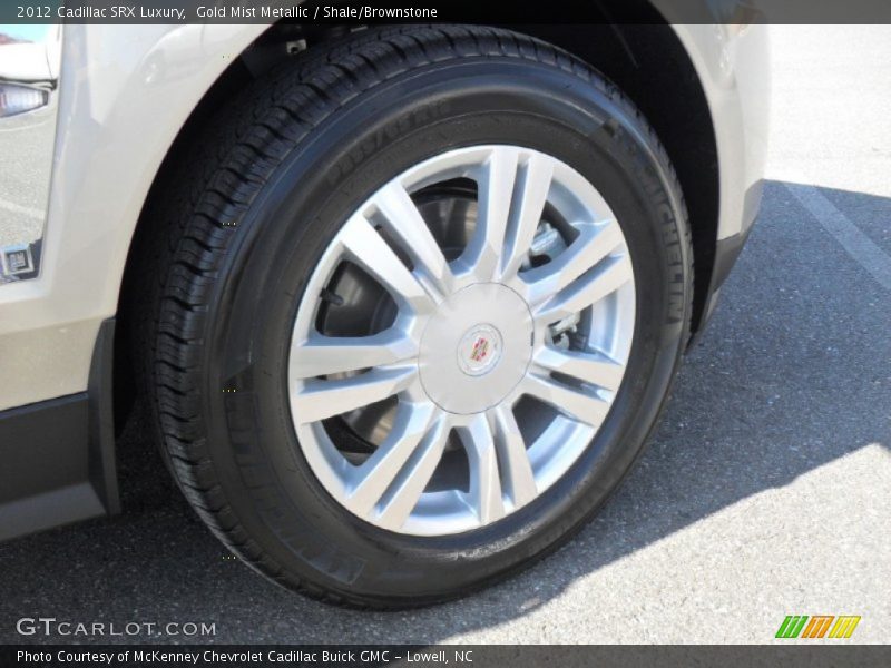 Gold Mist Metallic / Shale/Brownstone 2012 Cadillac SRX Luxury