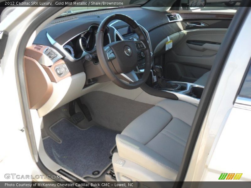 Gold Mist Metallic / Shale/Brownstone 2012 Cadillac SRX Luxury