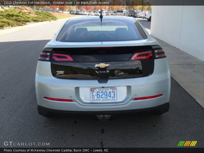 Viridian Joule / Jet Black/Dark Accents 2012 Chevrolet Volt Hatchback