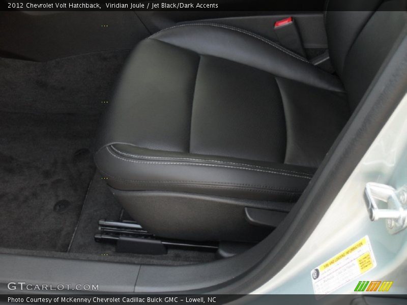 2012 Volt Hatchback Jet Black/Dark Accents Interior