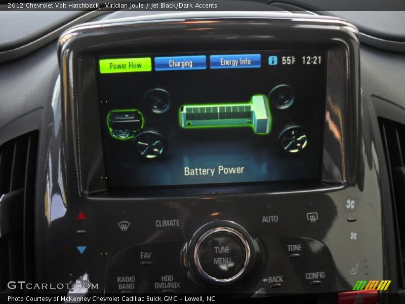 Controls of 2012 Volt Hatchback