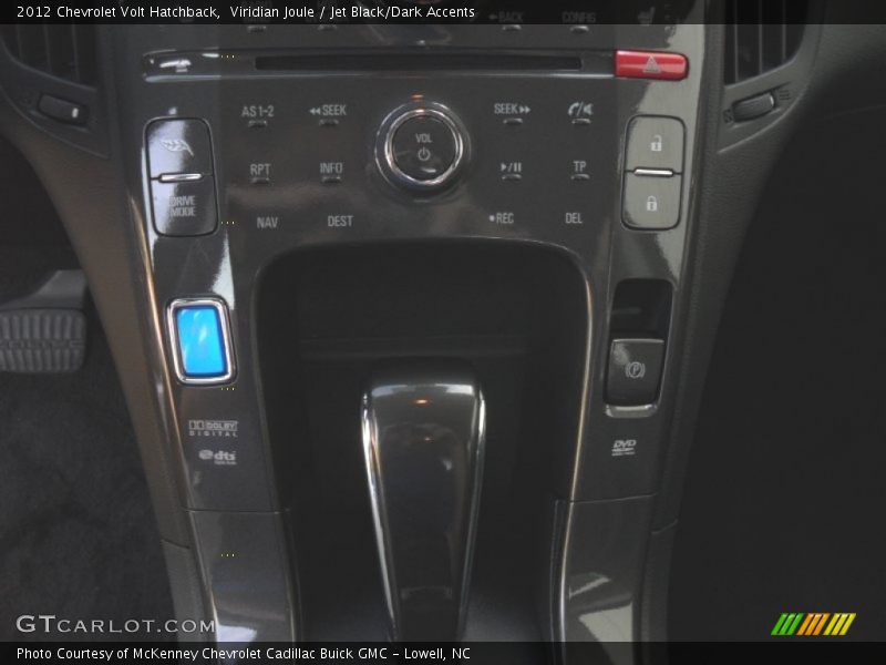 Controls of 2012 Volt Hatchback