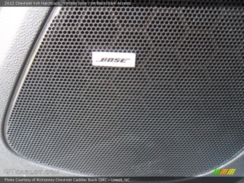 Bose Audio System - 2012 Chevrolet Volt Hatchback