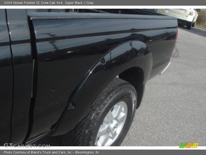 Super Black / Gray 2004 Nissan Frontier SC Crew Cab 4x4