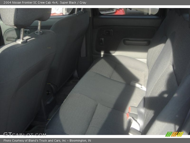 Super Black / Gray 2004 Nissan Frontier SC Crew Cab 4x4