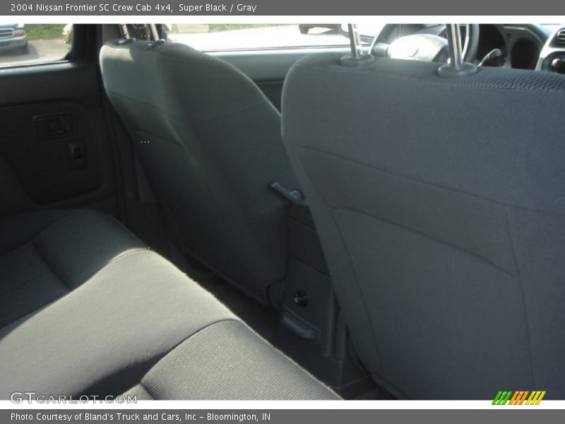 Super Black / Gray 2004 Nissan Frontier SC Crew Cab 4x4