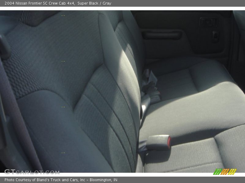 Super Black / Gray 2004 Nissan Frontier SC Crew Cab 4x4
