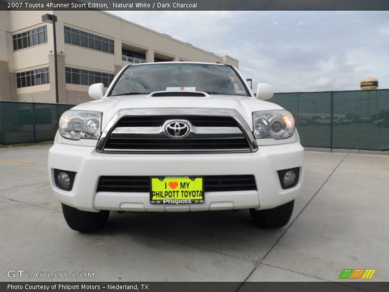 Natural White / Dark Charcoal 2007 Toyota 4Runner Sport Edition