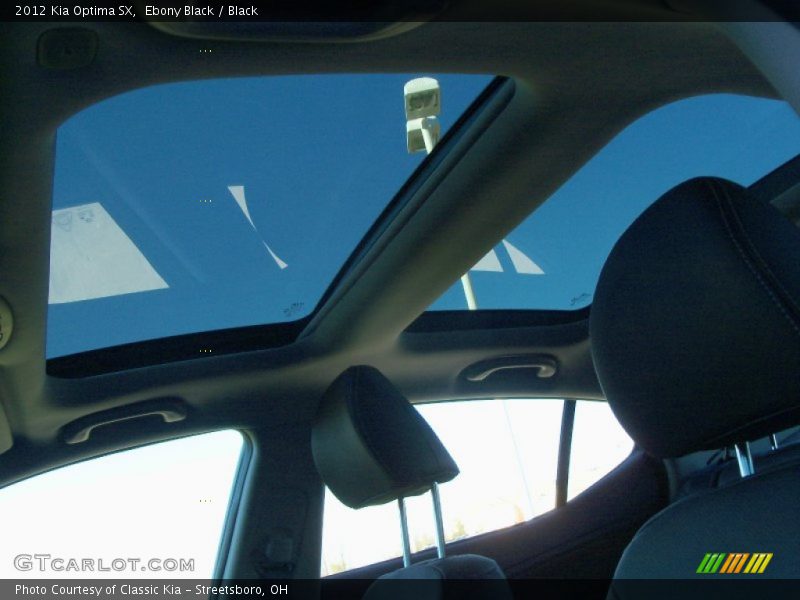 Ebony Black / Black 2012 Kia Optima SX
