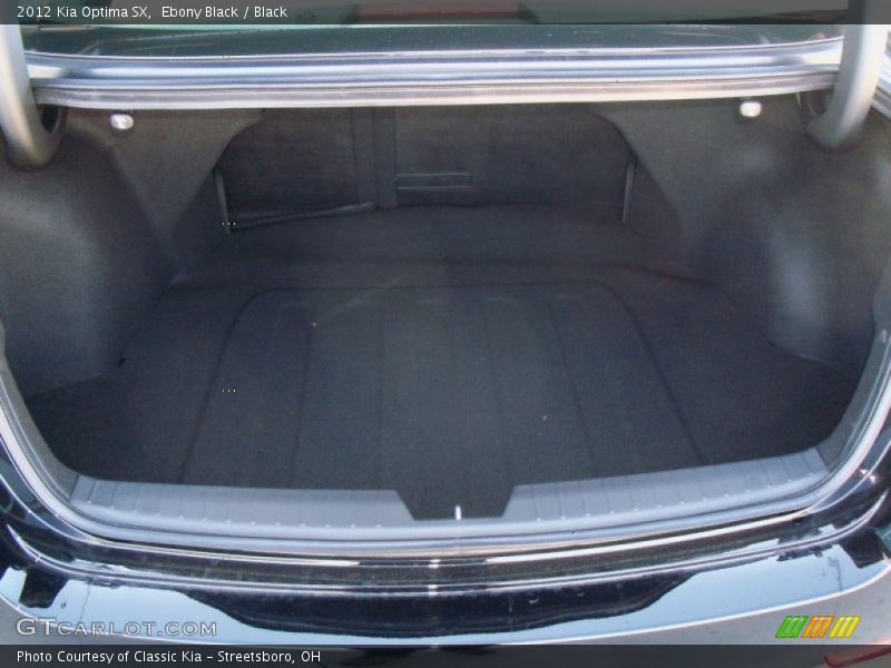 Ebony Black / Black 2012 Kia Optima SX