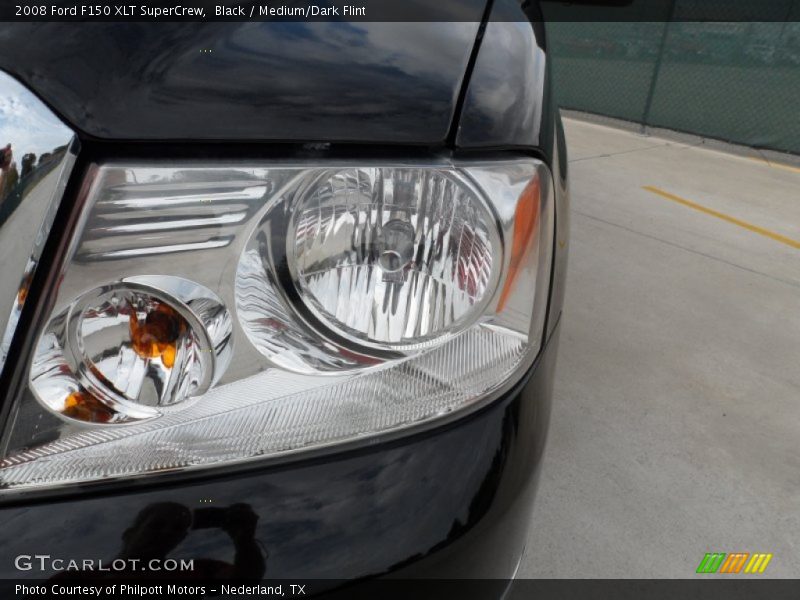Black / Medium/Dark Flint 2008 Ford F150 XLT SuperCrew
