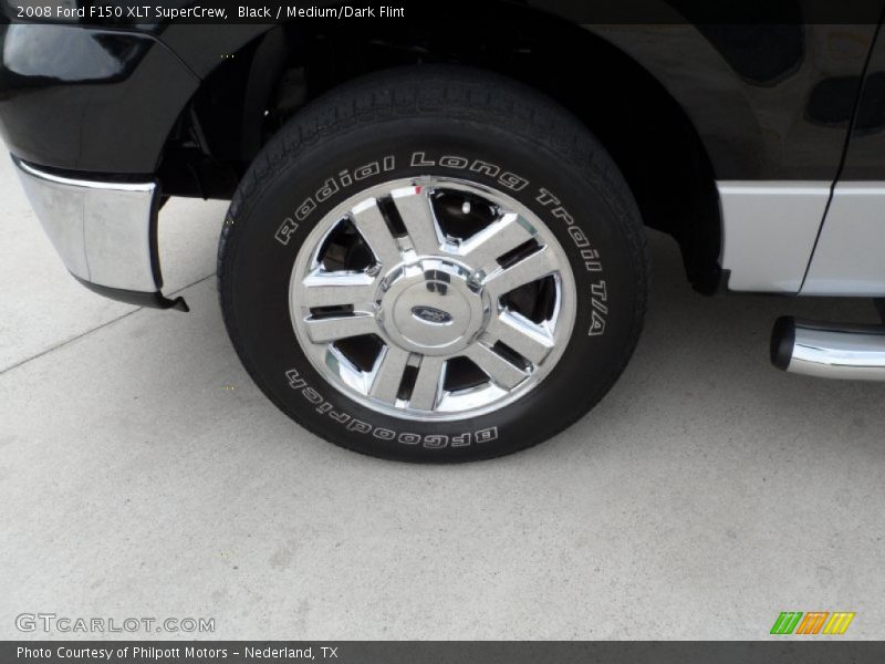 Black / Medium/Dark Flint 2008 Ford F150 XLT SuperCrew