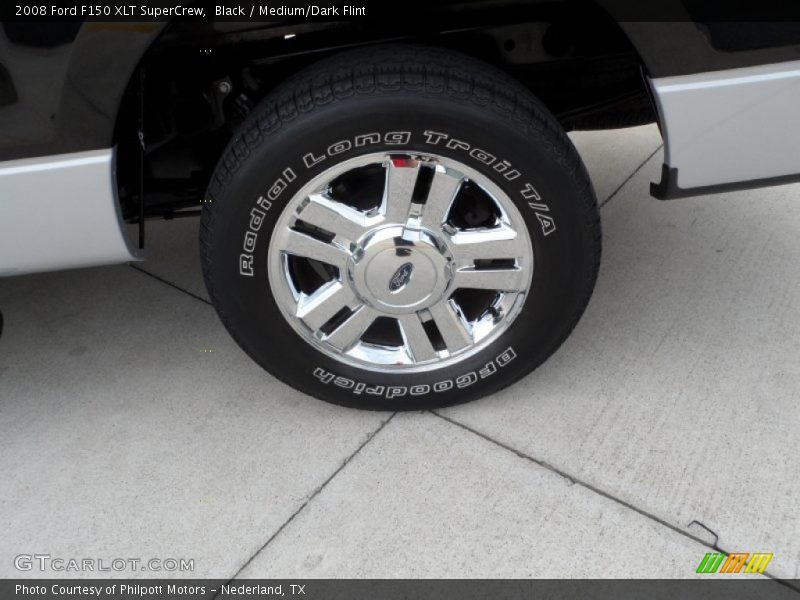 Black / Medium/Dark Flint 2008 Ford F150 XLT SuperCrew