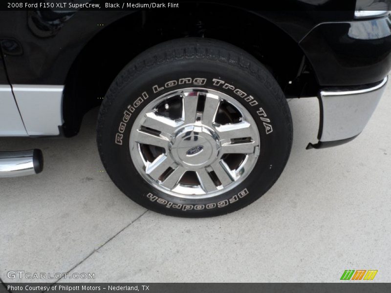 Black / Medium/Dark Flint 2008 Ford F150 XLT SuperCrew