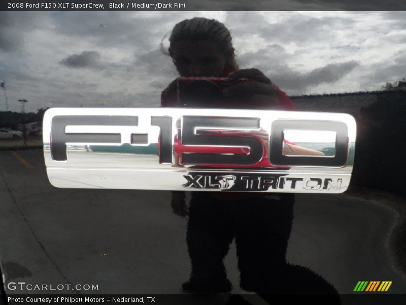 Black / Medium/Dark Flint 2008 Ford F150 XLT SuperCrew