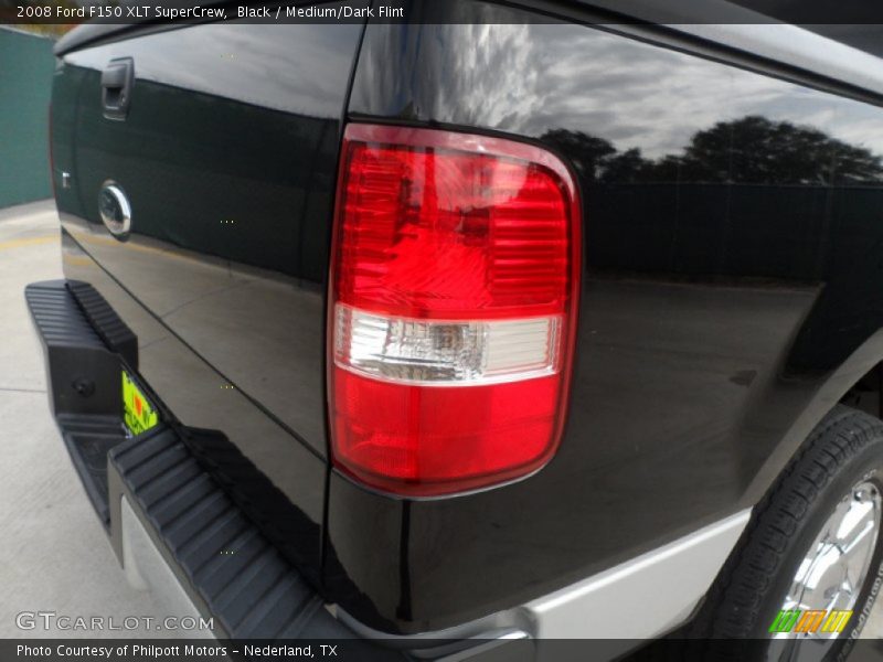 Black / Medium/Dark Flint 2008 Ford F150 XLT SuperCrew