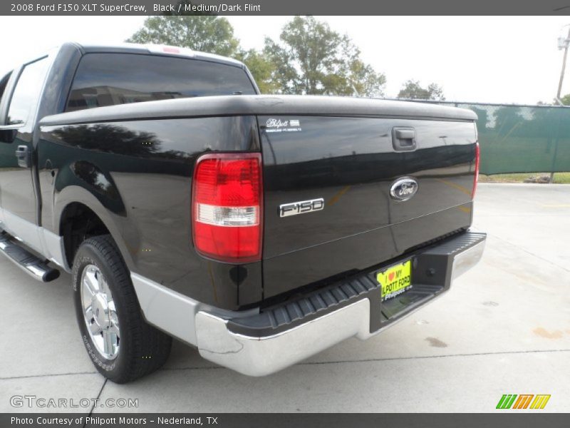 Black / Medium/Dark Flint 2008 Ford F150 XLT SuperCrew