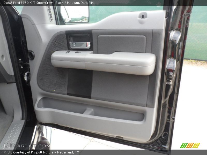 Black / Medium/Dark Flint 2008 Ford F150 XLT SuperCrew
