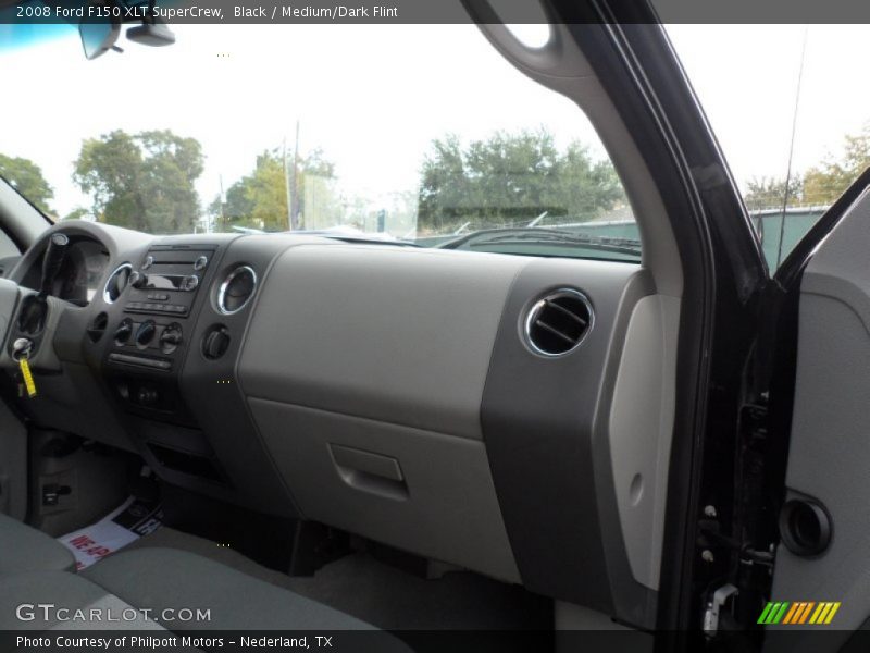 Black / Medium/Dark Flint 2008 Ford F150 XLT SuperCrew