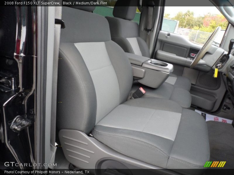 Black / Medium/Dark Flint 2008 Ford F150 XLT SuperCrew