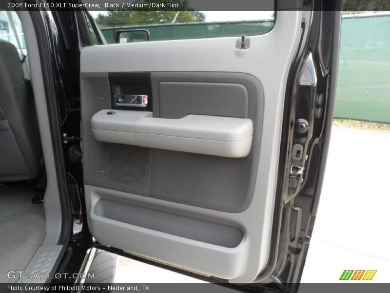 Black / Medium/Dark Flint 2008 Ford F150 XLT SuperCrew