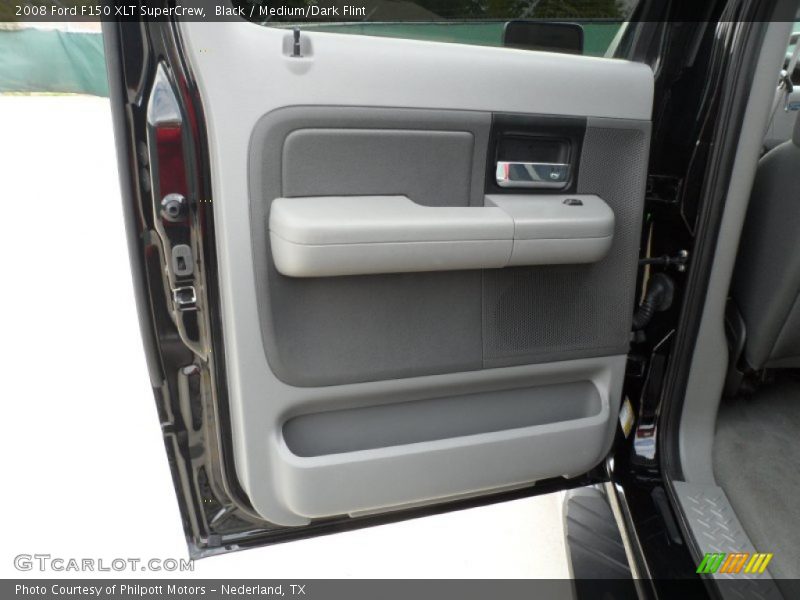 Black / Medium/Dark Flint 2008 Ford F150 XLT SuperCrew