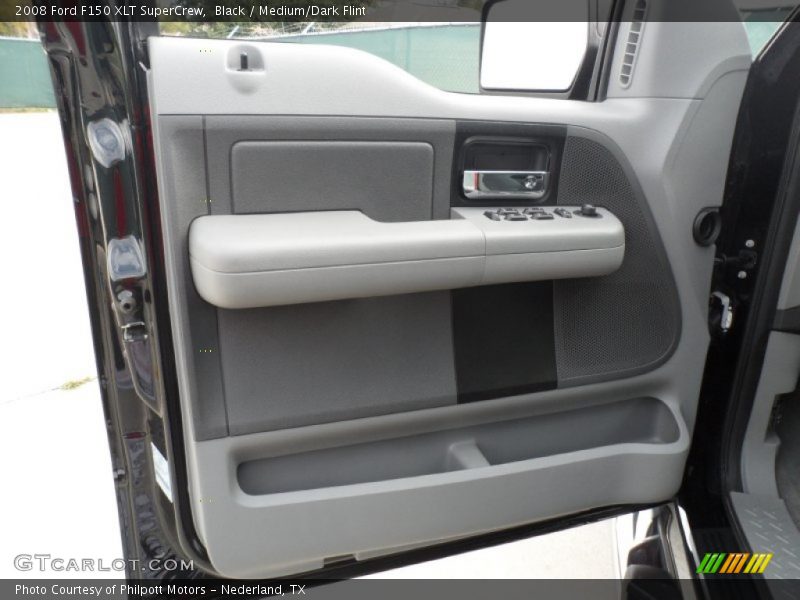 Black / Medium/Dark Flint 2008 Ford F150 XLT SuperCrew