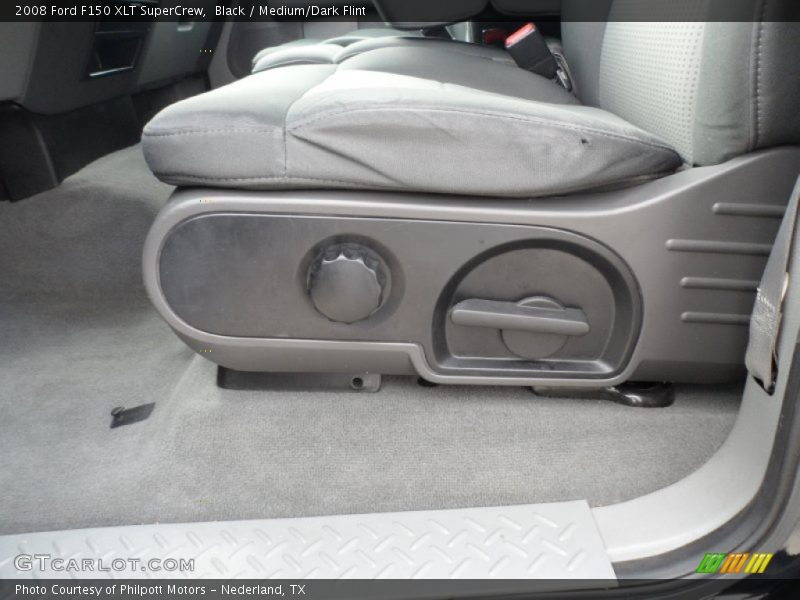 Black / Medium/Dark Flint 2008 Ford F150 XLT SuperCrew