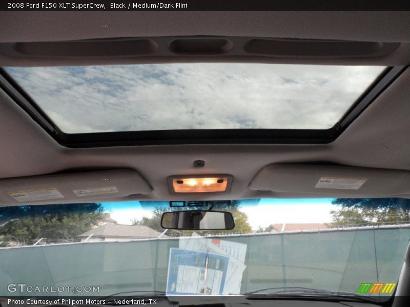 Black / Medium/Dark Flint 2008 Ford F150 XLT SuperCrew