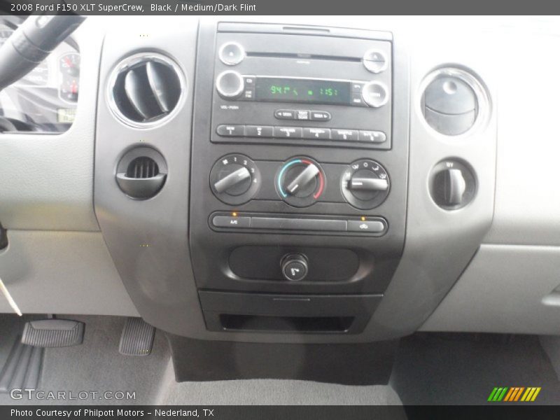 Black / Medium/Dark Flint 2008 Ford F150 XLT SuperCrew